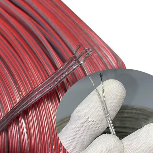 2pin 3pin PVC Transparent Sheath Cord Electric Cable for Lighting Lamps Pendant Chandelier Lighting Power Insulated LED cable