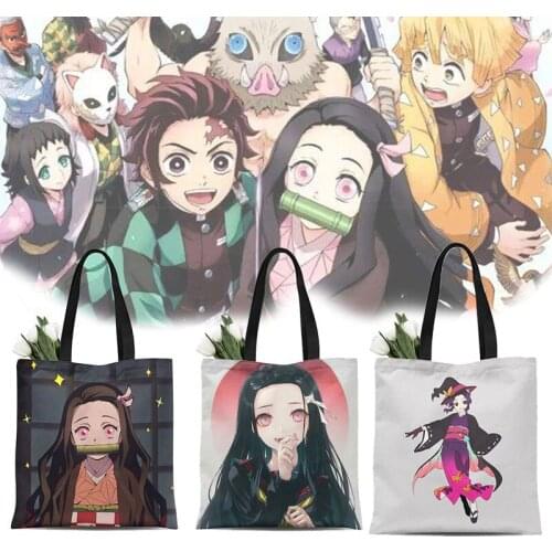 20Color Anime Demon Slayer: Kimetsu no Yaiba Cosplay Kamado Tanjirou Agatsuma Zenitsu school bag Backpack Portable Messenger Bag