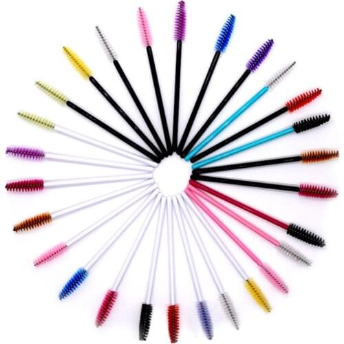 25/50Pcs Eyelash Brushes Makeup Brushes Disposable Mascara Wands Applicator Spoolers Eye Lashes Cosmetic Brush Makeup Tools
