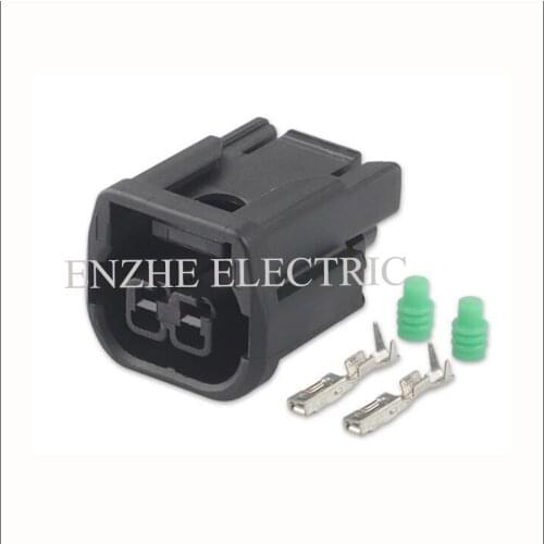 6189-7408 car wire female connector Harness cable 2 pin connector automotive Plug Modified socket Include terminals seal