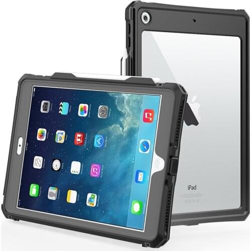 Kickstand Case For iPad Pro 11 2020 2018 For iPad Pro 12.9 2nd 3rd 4th Waterproof Back Clear Screen Protect Shockproof Pad Case