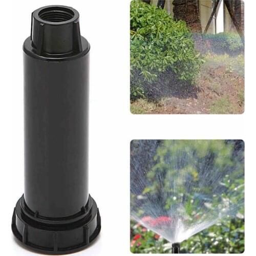 Black Adjustable Plastic Pop up Sprinklers Head 25-360 degree Lawn Irrigation Watering