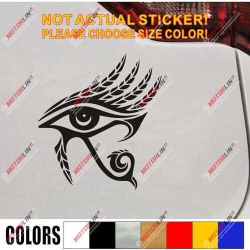 Eye of Horus Egypt Decal Sticker Egyptian Symbol God Car Vinyl pick size color a
