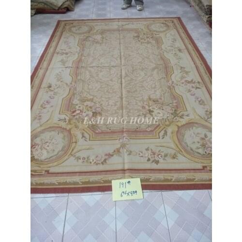 Free shipping 2x3m European aubusson carpets for home decoration, French abusson hand weave rug