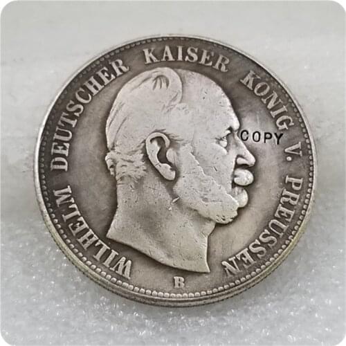 GERMANY 2 MARK 1876 PREUSSEN COPY FREE SHIPPING