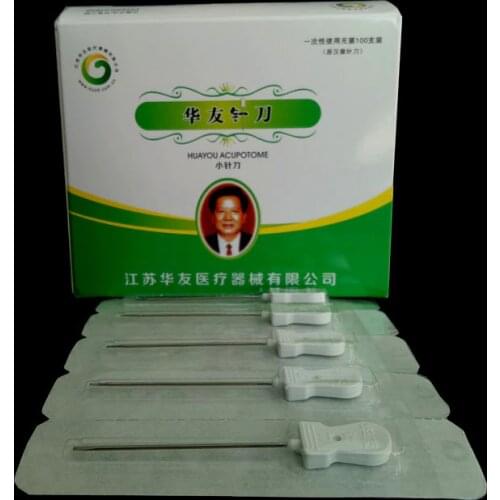 Acupuncture Needle acupotome Knife needle sterile small needle blade needle 100pcs 0.4/0.5/0.6/0.8/1mm