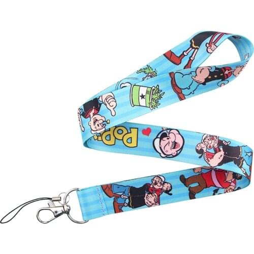 JF0066 Cool Man Cartoon Lanyard Neck Strap for key ID Card Cell Phone Straps Badge Holder DIY Hanging Rope