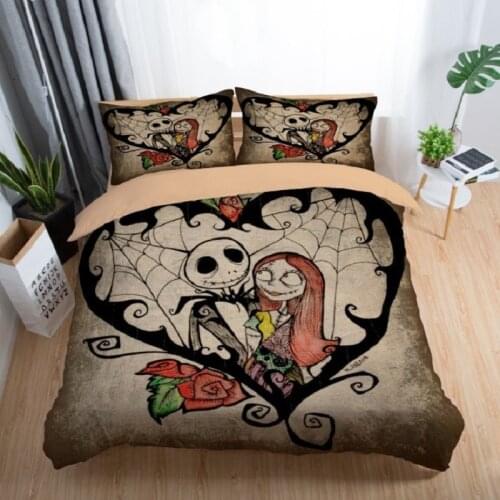 3D Halloween Nightmare Bedding Set Cute Children Bed Linen Set Cartoon Home Textile Accept Customized/Dropshipping