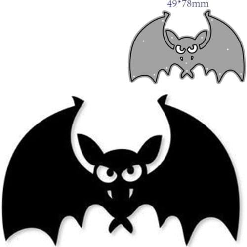 Metal Cutting Dies Cut Mold Animal bat Decoration Scrapbook Paper Craft Knife Mould Blade Punch Stencils