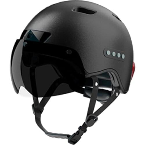 Motorcycle Smart Bluetooth Helmet Built-In Camera Video Remote Turn Signal Lamp Waterproof Make Calls Play Music Navigation