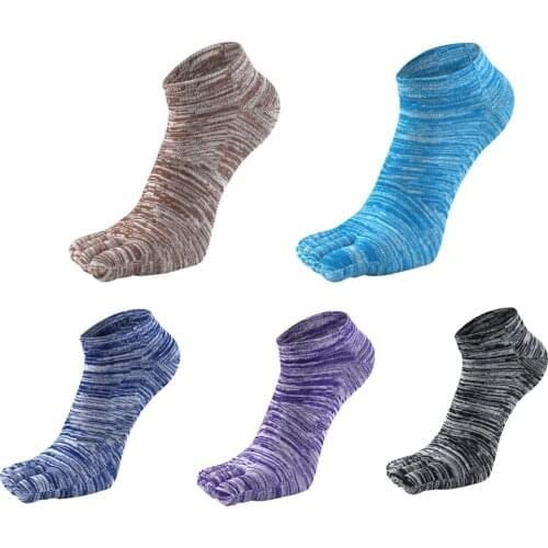 New Outdoor Mens socks Breathable Funny Cotton Toe Socks Sports Jogging cycling running 5 Finger Toe slipper sock