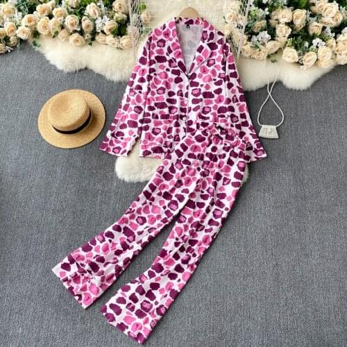 New Women Silk Pajamas 2-Peice Set Satin Pijama Ladies Sleepwear Soft Pyjamas Suit Long Sleeves Nightgown Homewear s799