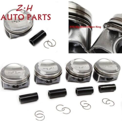 NEW ATG EA888 Modified Engine Piston & Piston Ring Kit 06K 107 065 G For Audi A4 TT VW Passat Jetta 1.8TSI 06J198151B Pin 23mm