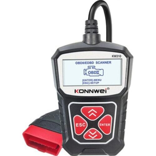 The new seven languages KONNWEI KW310 V310 V309 MS309 car trouble reading code card scanner