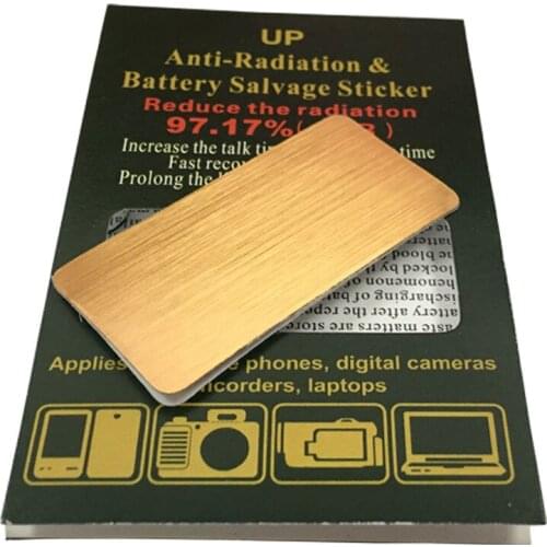 Wholesales Anti Radiation Stickers for Mobile Phone/Laptop Rectangle Energy Shield Health Gifts For Parents