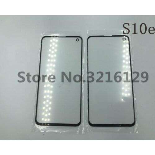 Original Touch Screen Front Outer Glass Lens Cover Replacement Parts For Samsung Galaxy S10e sS10 G973 G973F G9730