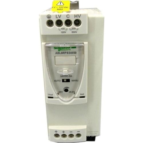 Original export Rail type universal switching power supply single phase 100-120 / 200-500VAC 120W 24VDC 5A