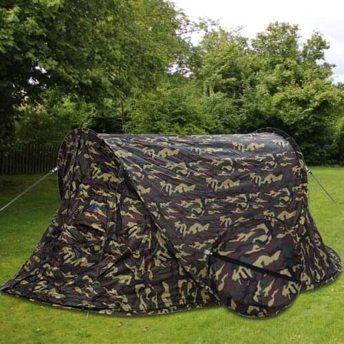 Camouflage Ultralight Camping Tent fishing Tent Camping Tent 2 Person Single Layer Outdoor Portable Beach Automatic Opening Tent