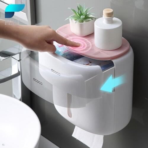 PEISI Bathroom Control Storage Tissue Box Toilet Paper Holder Kitchen Desk Tissue Case Storage Organizer Living Napkin Holder