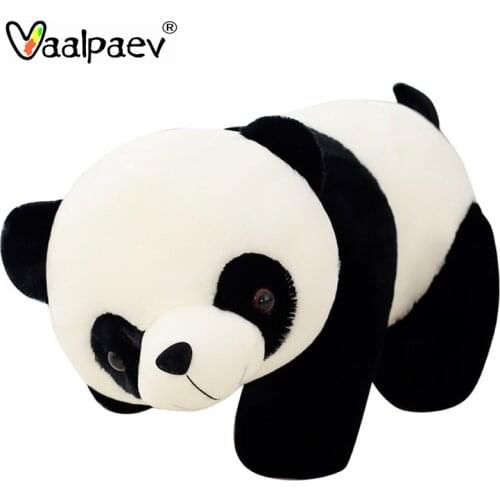 Kawaii Plush Panda Doll Stuffed Toys Cartoon Anime Soft Animal Things China Birthday Baby Girl Kids Childrens Day Gifts Cushion