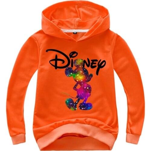 Mickey Minnie Boys Girls Casual Sweatshirt Kids Hoodies Long Sleeve Sweatshirt Children Clothes