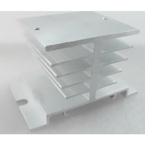 Heat Sink 80mm x 50mm x 50mm for Solid State Relay SSR white