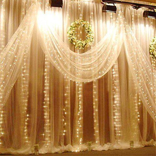 6Mx3M 600 LED Waterfall Outdoor Christmas Fairy String Curtain Light Wedding Hotels Party Event Stage Hotel Garden Club Supplies