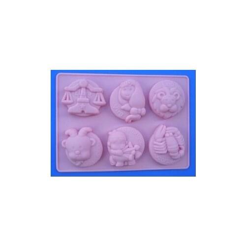 6 Pumpkin Silicone Cake Baking Mold Cake Pan Muffin Cups Handmade Soap Moulds Biscuit Chocolate Ice Cube Tray DIY Mold