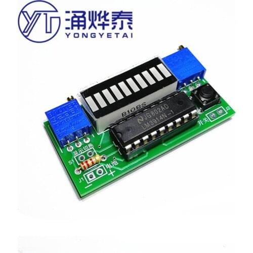 LED power indicator kit Power display meter Power tester 2.4-20v battery available (parts)