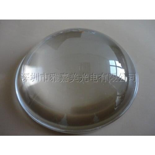High Temperature Resistant Optical Glass Convex Lens 104MM High Power LED Lens Flat Convex Lens for Explosion-proof Lamps