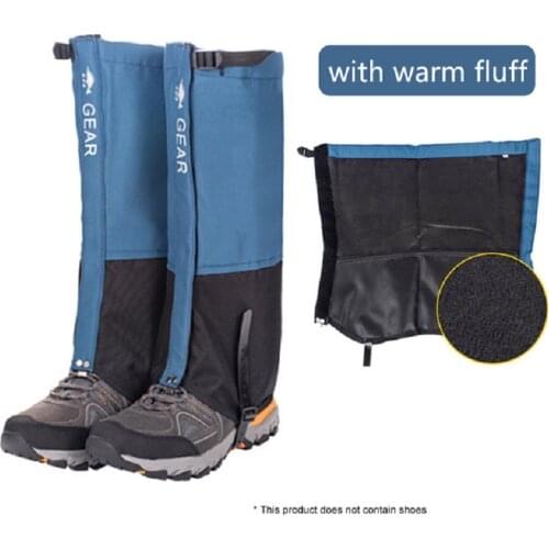 Waterproof Shoe Covers Outdoor Legging Gaiters Covers Protection Leg Warmers Used for Hiking Walking Climbing Camping Ski Travel