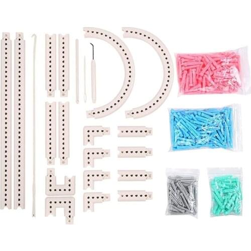 Knitting Machine Needles Weaving Machine Manual Weaving Loom Kit Weaving Loom Craft Kit Children DIY Weaving Sewing Machine