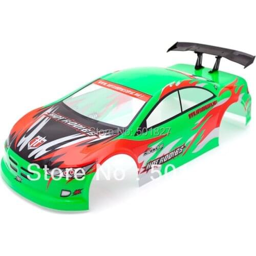 YUKALA rc prts shell body 1/10 radio Control RC Car pvc Body Shell 190mm Green /blue