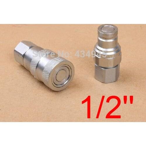 1/2'' inch hydraulic quick connector plane Flat Face Series Hydraulic Quick Couplings for navvy rooter excavator AEROQUIP FD89