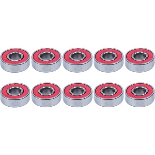 10Pcs ABEC-9 608-RS Skateboard Longboard Bearings Inline Skate Bearings Roller Skate Bearings