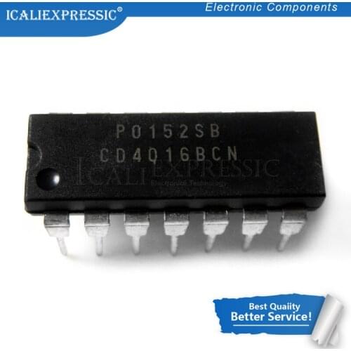 10PCS CD4016BE DIP-14 CD4016 DIP14 4016BE DIP
