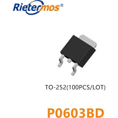 100PCS N-CHANNEL 30V70A P0603BD P0603 TO252 HIGH QUALITY