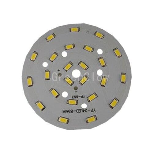 100X Hot sales 12W 5730SMD led with pcb high lumen 12w led 5730 led PCB round light for led lighting