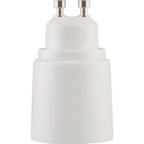 1pcs GU10 to E27 LED Light Bulb Adapter Lamp Holder Converter Socket Light Bulb Lamp Holder Adapter Plug Heat-resistant material