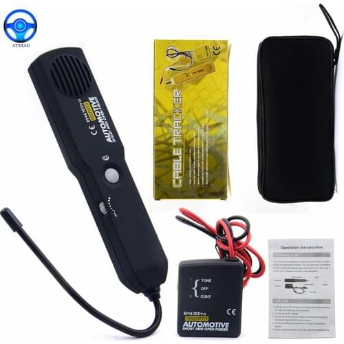 A+++quality Automotive short&open circuit Finder Tester Cable Wire Tracer for tone line test leads All-Sun EM415pro