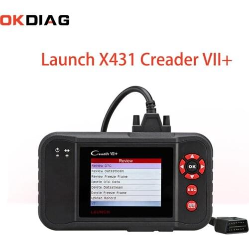 Launch X431 Creader VII+ plus Auto Code Reader OBD2 Scanner Engine ABS SRS Transmission Diagnostic Scanner Diagnostic Tool