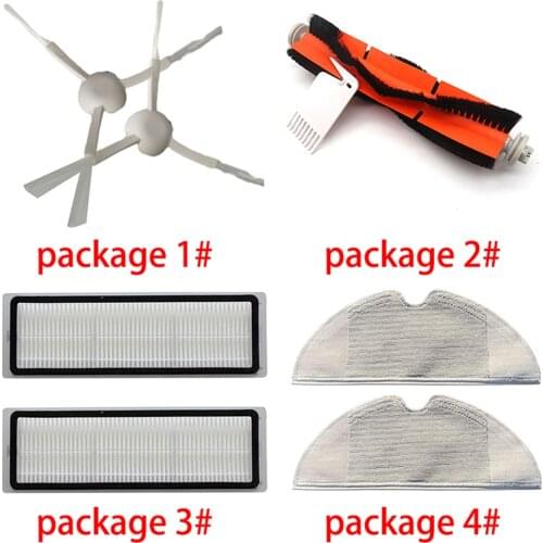 Main Roller Side Brush Cover Hepa Filter For MIJIA 1C STYTJ01ZHM F9 Robotic Vacuum Cleaner Spare Parts Accessories