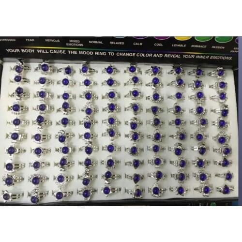 New arrival fashion mood ring mixed design Adjustable mood rings