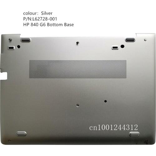 New Original For HP Elitebook 840 G6 Lower Bottom Base Case Cover Silver L62728-001