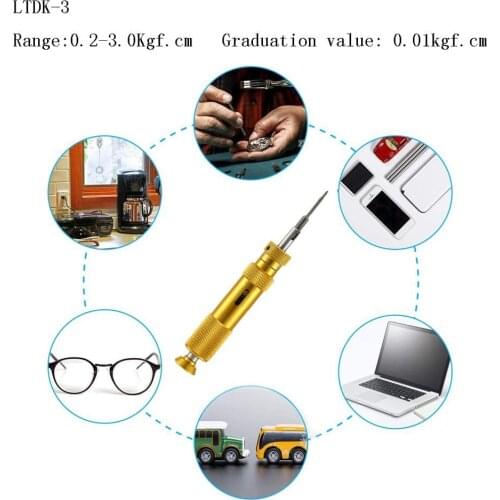 Handle Preset Torque Screwdriver with Range 0.2 to 3.0 Kgf.cm Accuracy Plus Minus 5