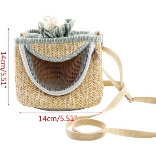 Portable Small Pet Carrier Breathable Outdoor Travel Hedgehog Hamsters Carrying Storage Shoulder Bag Sleeping Pouch