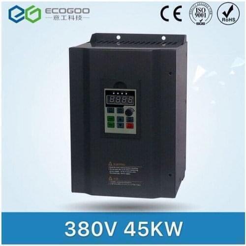 VFD frequency converter 45KW CNC spindle motor speed controller 380V three-phase motor drive speed controller 50Hz / 60Hz
