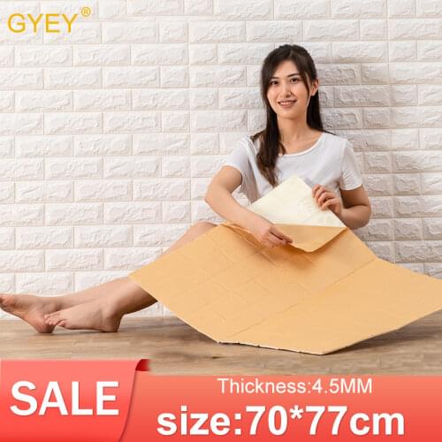 Self adhesive Waterproof TV Background Brick Wallpapers 3D Wall Sticker Living Room Wallpaper Mural Bedroom Decorative 70*77