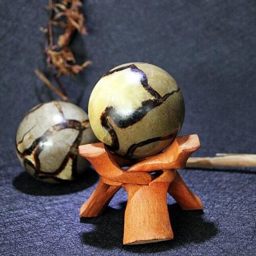Septarian Dragon stone ball gemstones natural quartz mineral crystals gode spiritual healing decoracion hogar moderno
