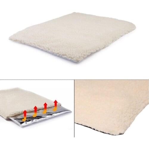 1 PC Pad Pet Warming Cushion Bed For Medium Large Dogs And Cats Reflects Pets Own Thermal With Zipper Washable Home